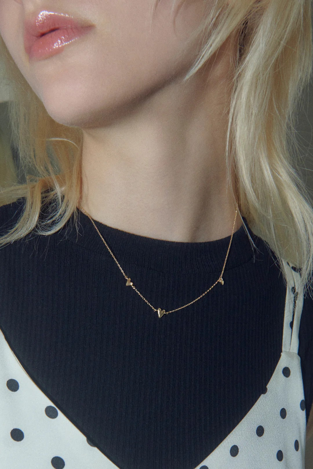 GOLDY Simple Heart Necklace