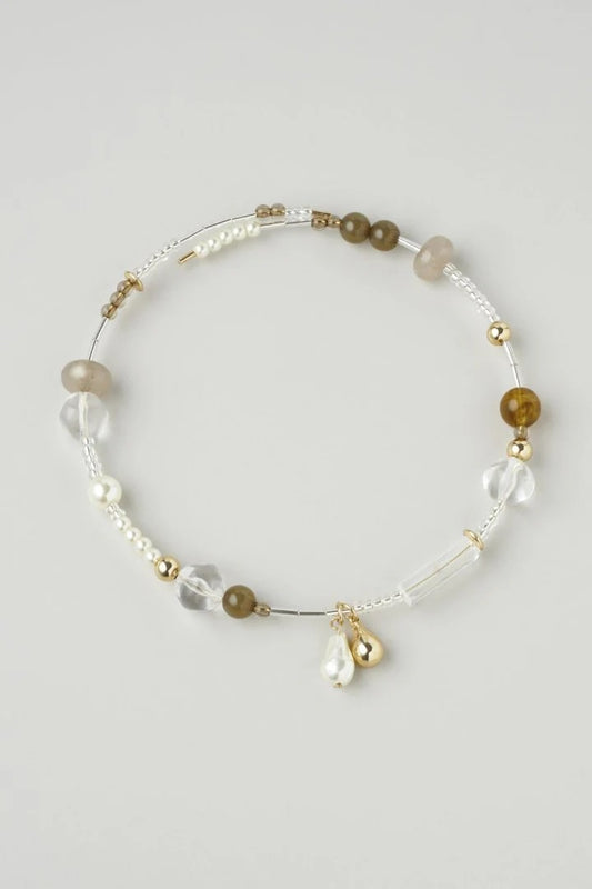 GOLDY Multi Color Beaded Neckcuff