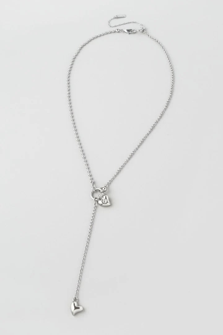 GOLDY Heart "Y" Shape Necklace