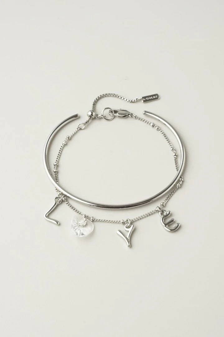 GOLDY Love Charm Bangles & Bracelets