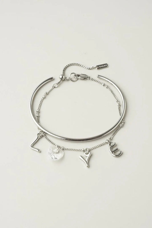 GOLDY Love Charm Bangles & Bracelets