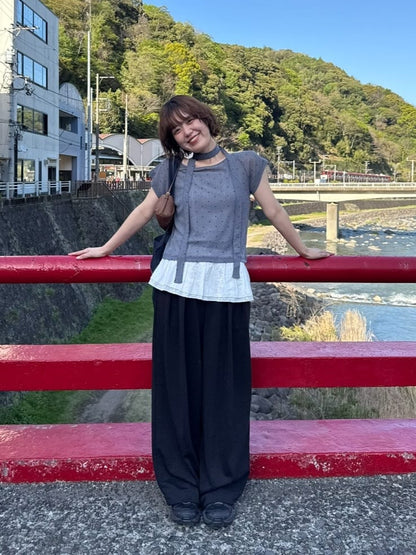 umm. By Discaot 波點Top with choker - Image 67
