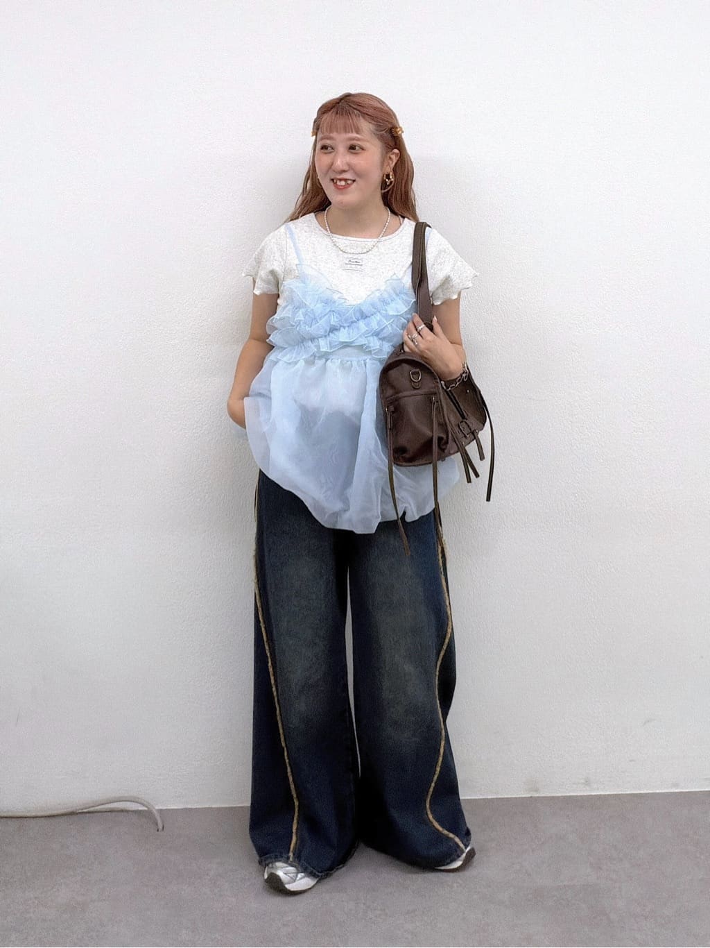 [大人氣] w closet sheer 氣球吊帶背心 - Image 40