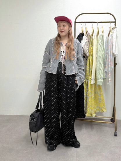 w closet 波點吊帶連身褲 - Image 24