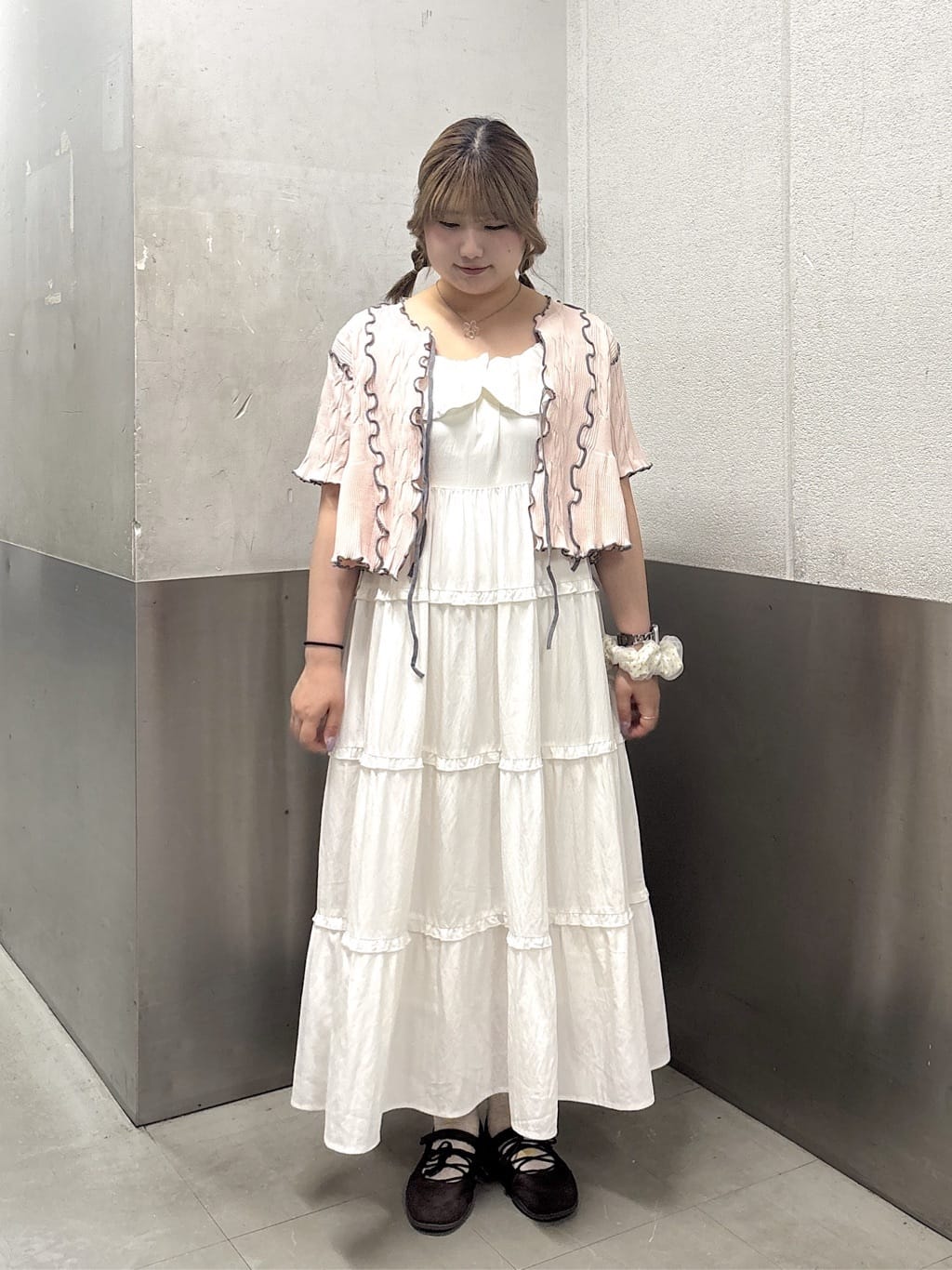 w closet 短袖撞色拼接開襟衫 - Image 38