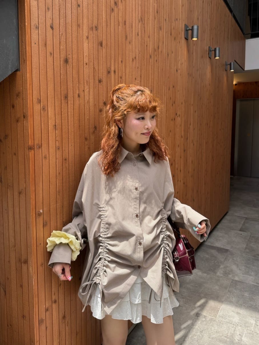 CIAOPANIC Shirred Big Shirt - Image 36