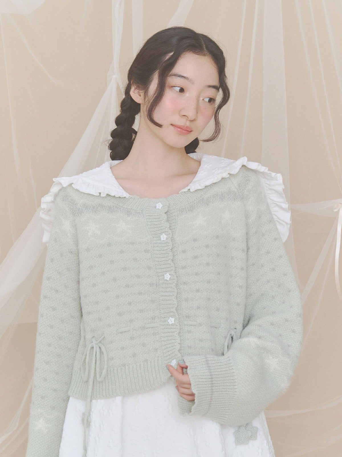 おほしさまニットカーディガン