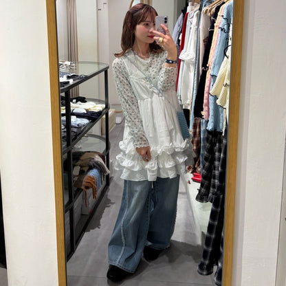 w closet 碎花拼接Tee - Image 53
