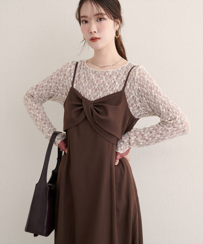 natural couture 雙面兩色Lace Top