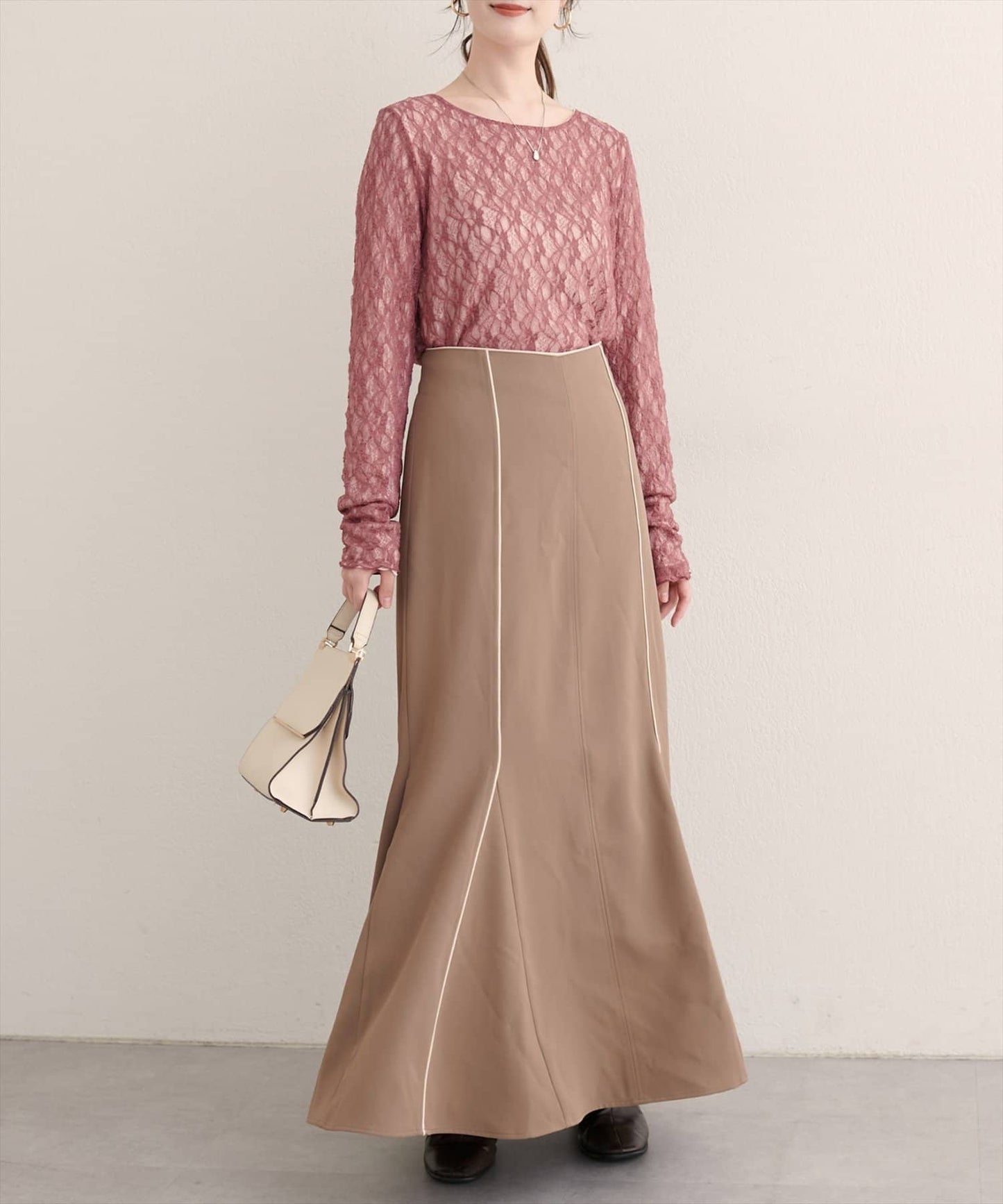 natural couture 雙面兩色Lace Top