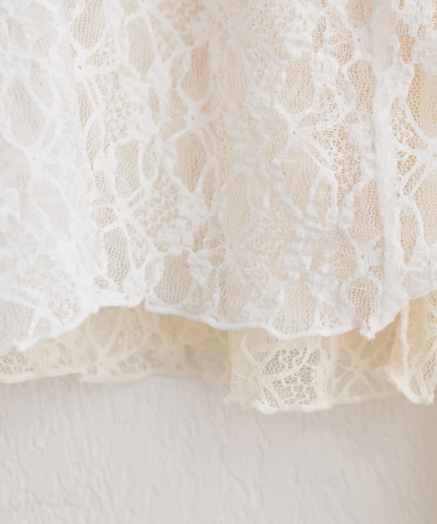 「高領 Version」natural couture 雙面兩色Lace Top