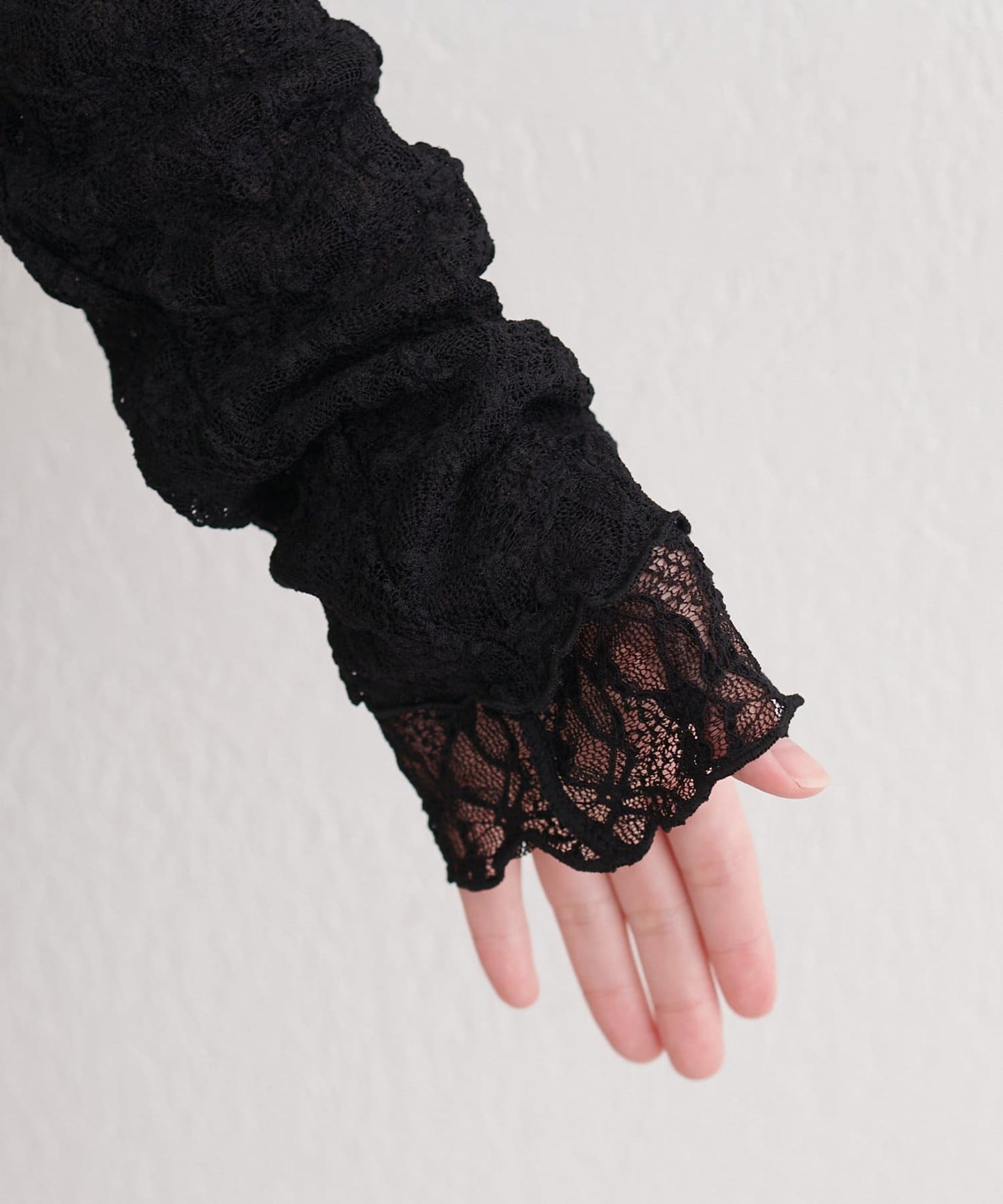 「高領 Version」natural couture 雙面兩色Lace Top