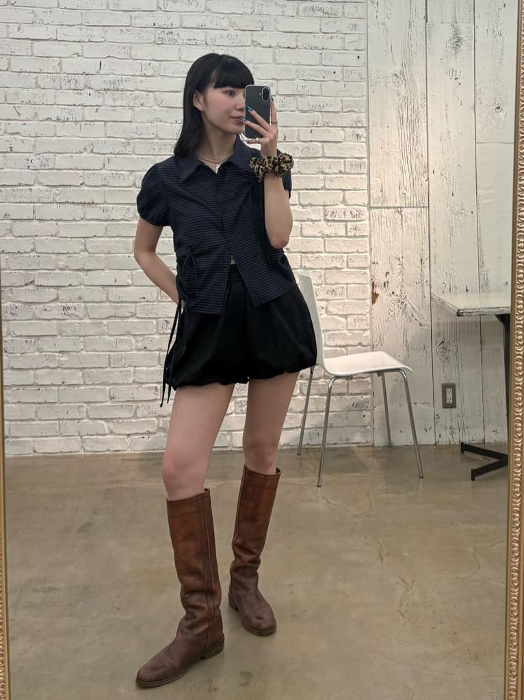 Kastane puff rubbon shirt - Image 43