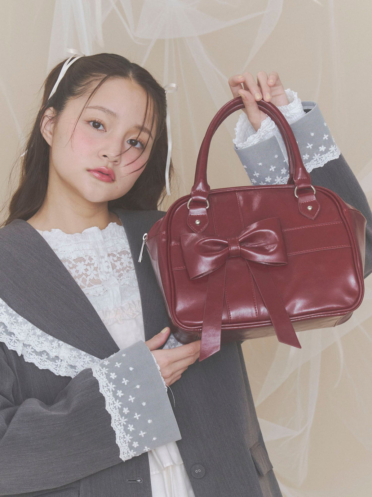 bow ribbon gift bag