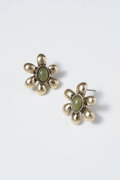 GOLDY Vintage flower Earrings