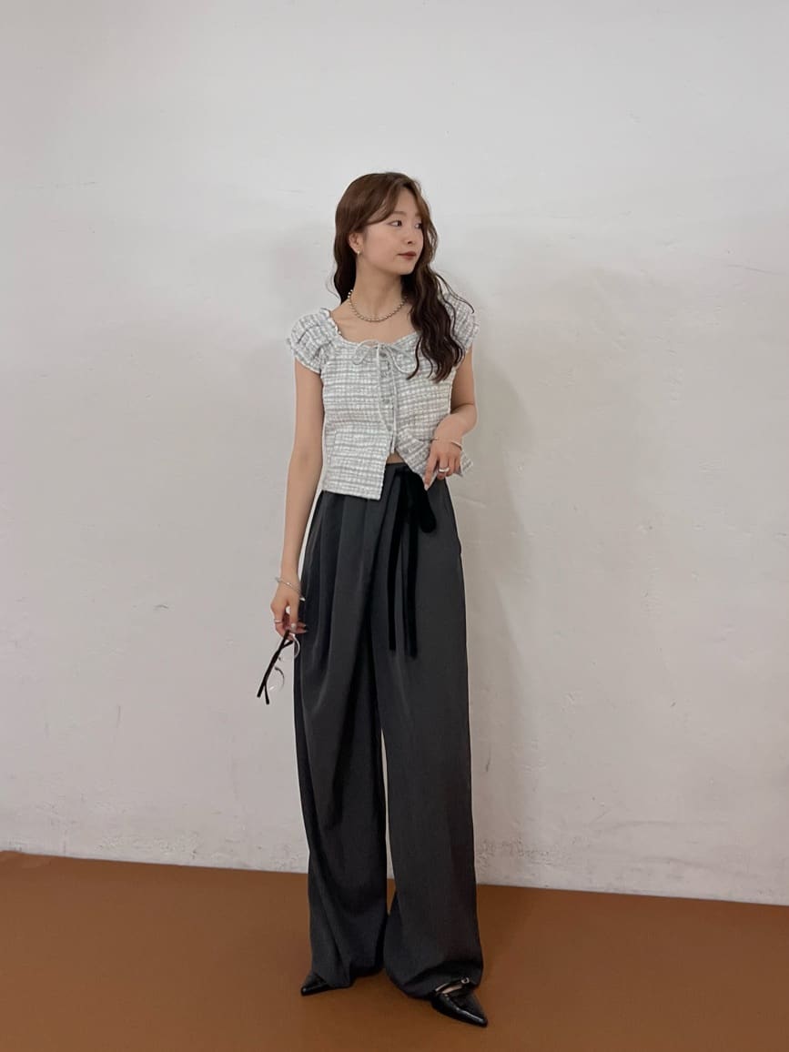mystic tweeted ribbon french tee - Image 73