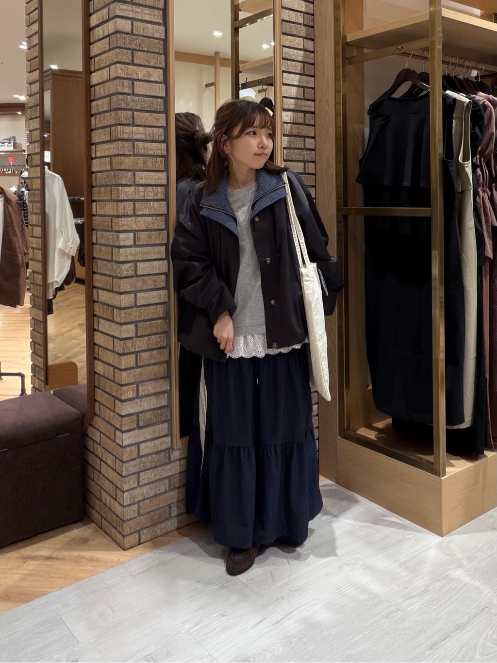 CPCM 格紋領口 balloon jacket - Image 32