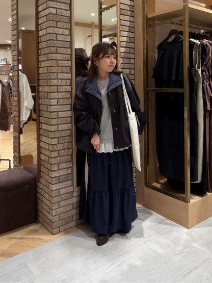 CPCM 格紋領口 balloon jacket - Image 32