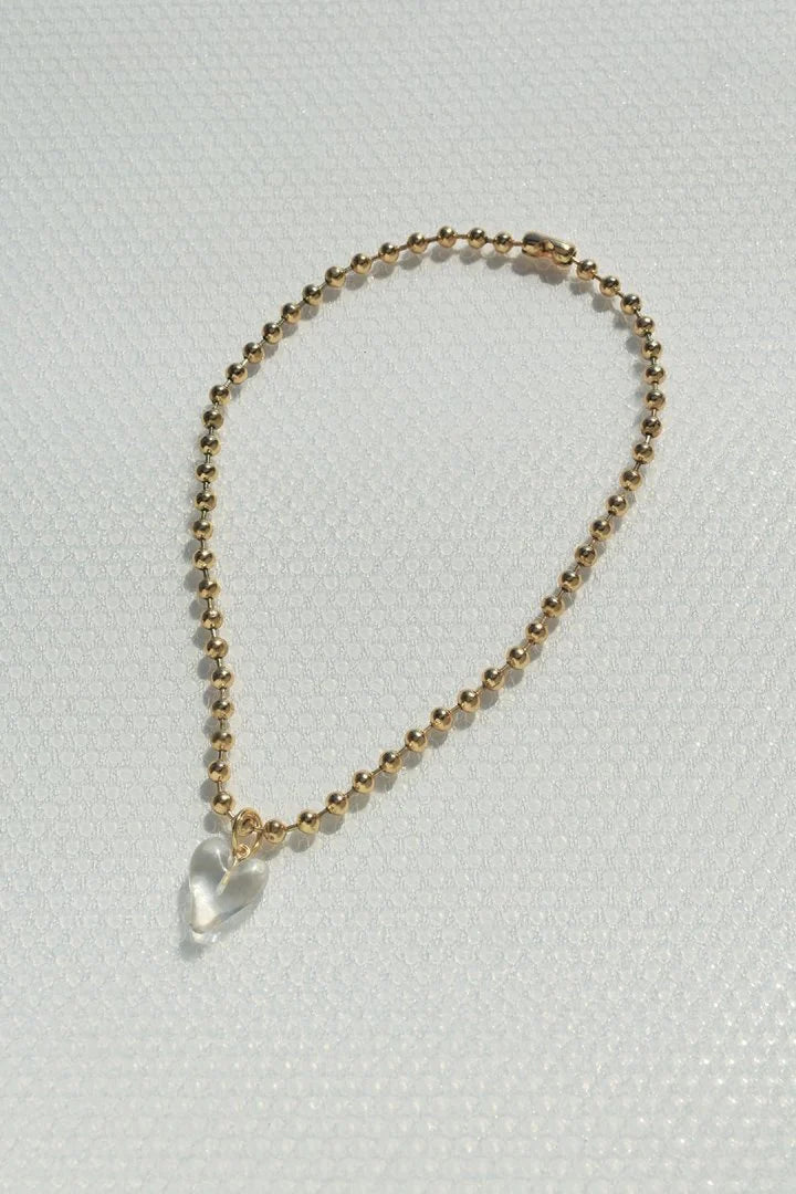 GOLDY Jelly Heart Necklace