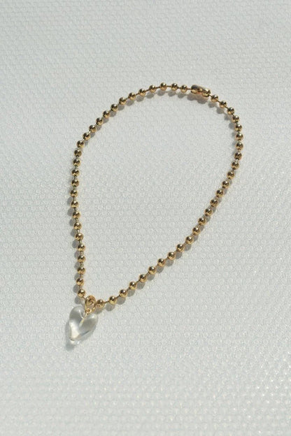 GOLDY Jelly Heart Necklace