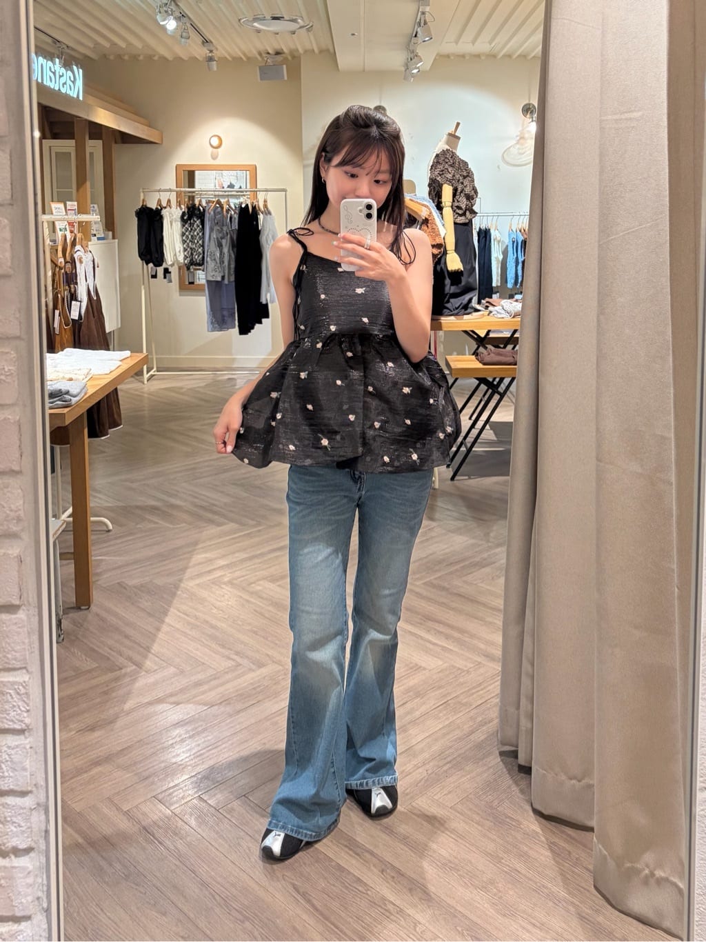 Kastane Flower organza balloon tunic - Image 14