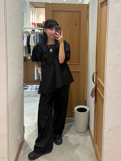 kastane Frill sash blouse - Image 77