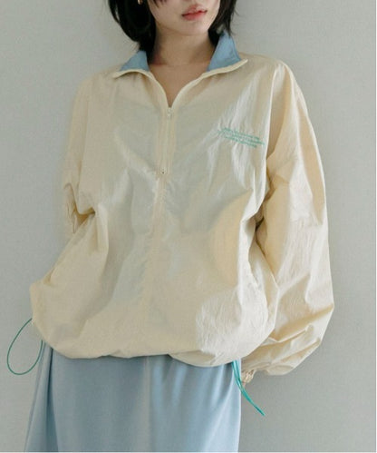 Half Zip Nylon Pullover