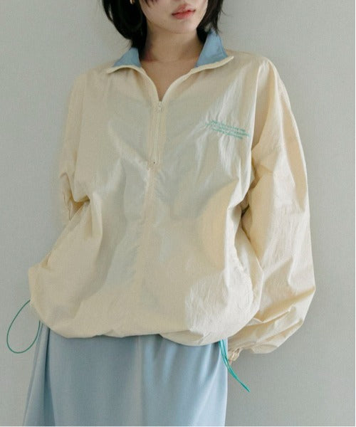 Half Zip Nylon Pullover