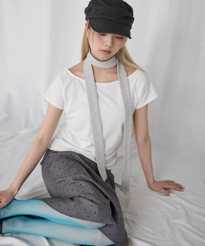 unblend scarf + tshirt set - Image 89