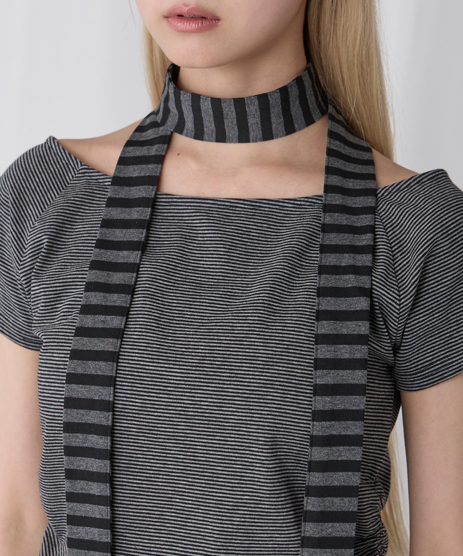 unblend scarf + tshirt set - Image 111