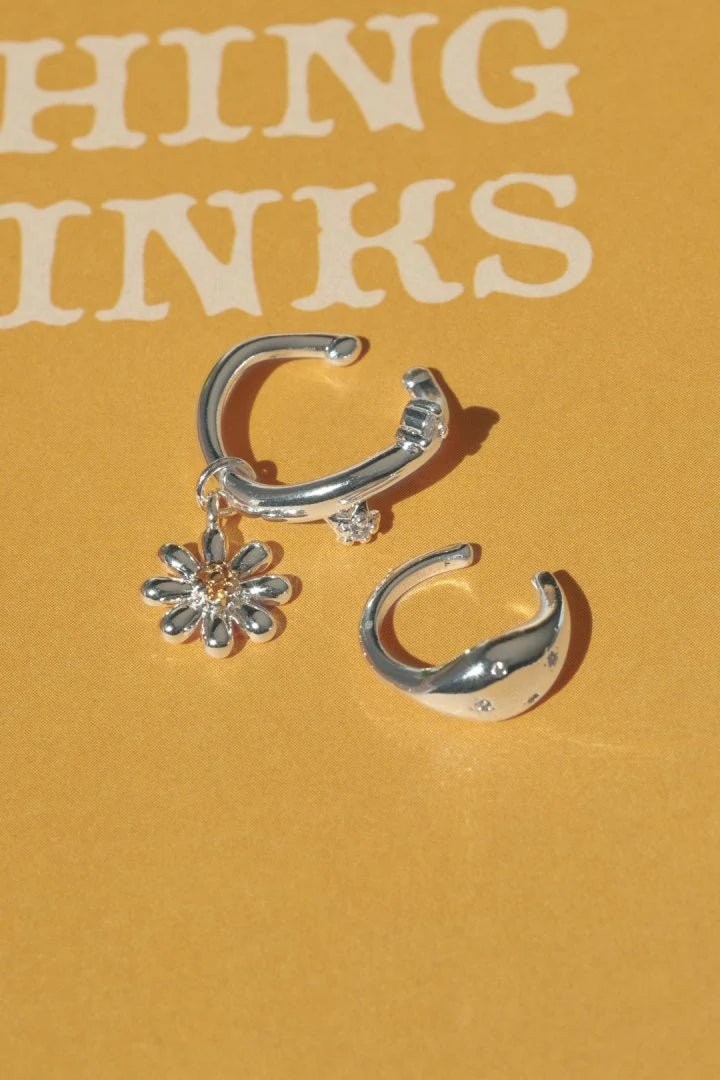 GOLDY Daisy Earcuff 2P Set