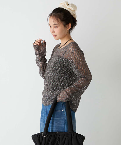 forksy 必入碎花/波點Sheer Lace Top - Image 67