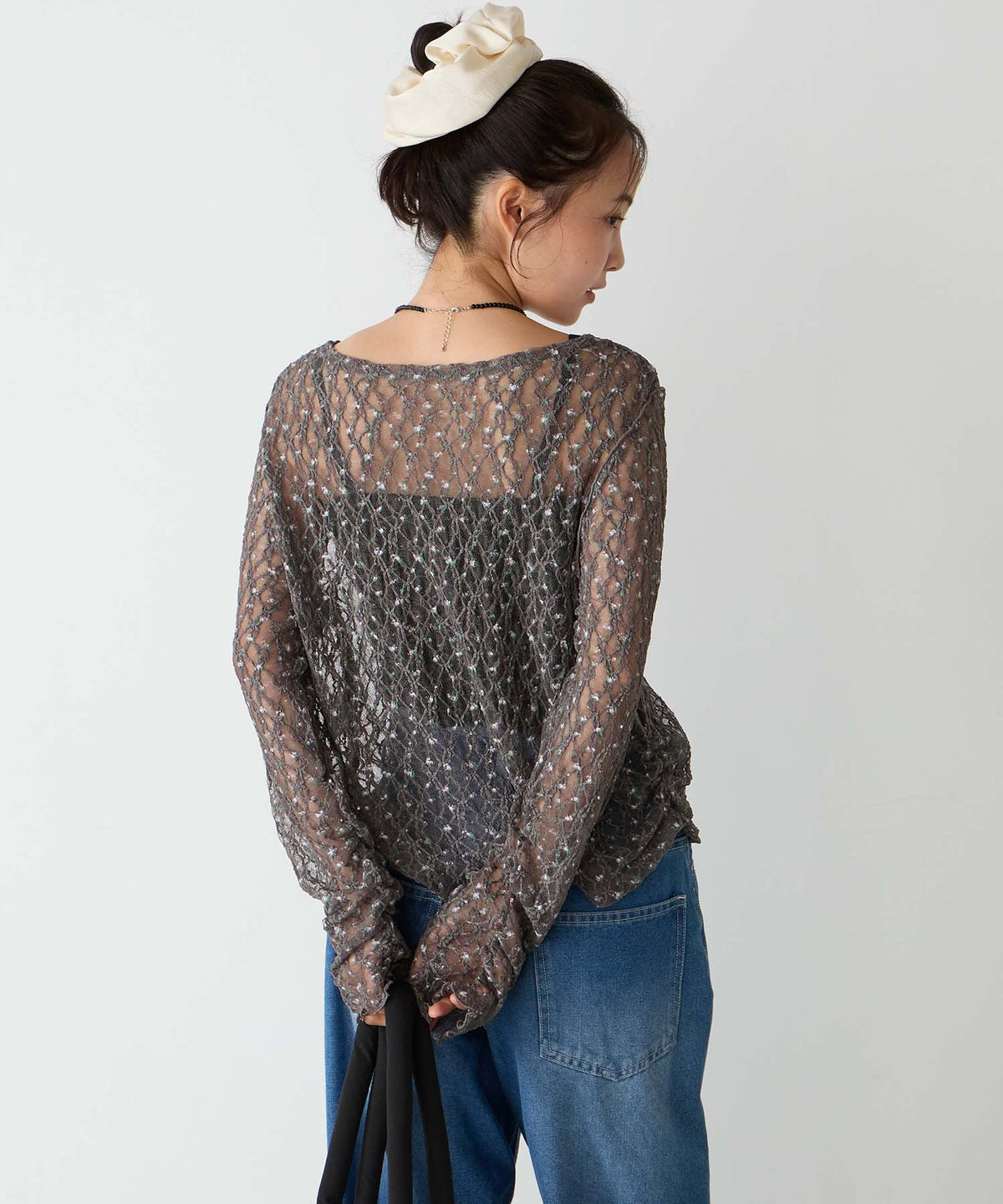 forksy 必入碎花/波點Sheer Lace Top - Image 68