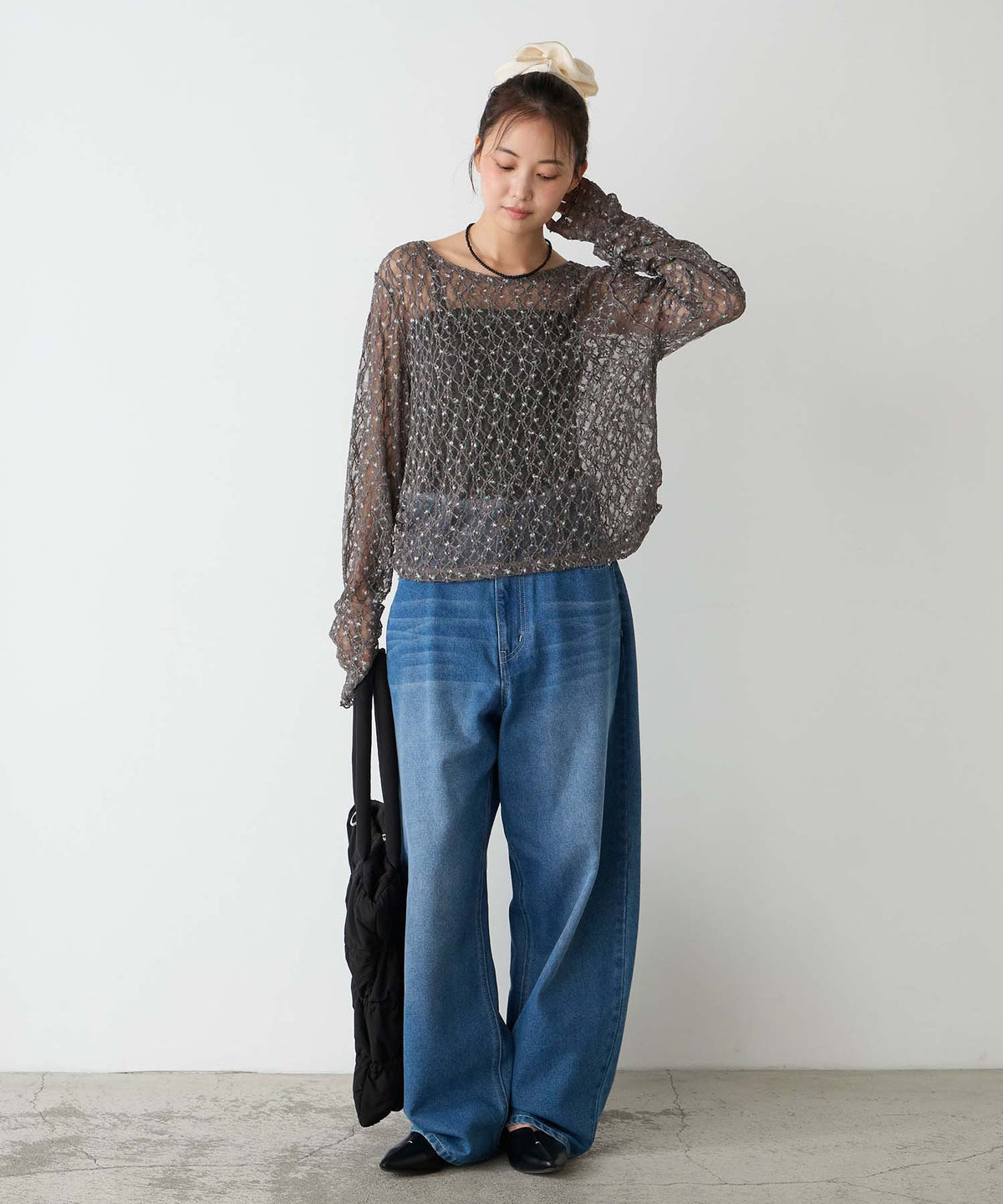 forksy 必入碎花/波點Sheer Lace Top - Image 71