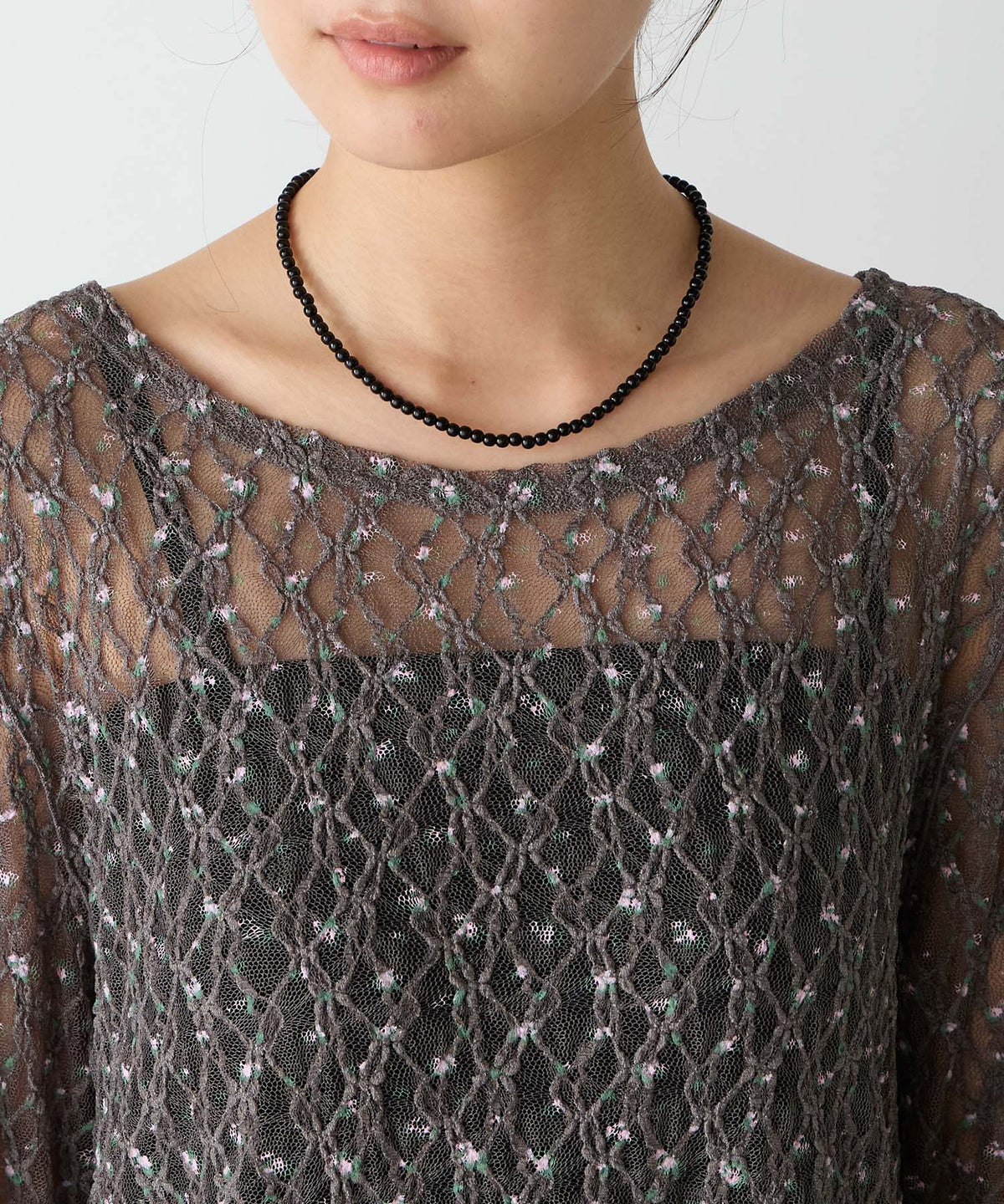forksy 必入碎花/波點Sheer Lace Top - Image 74