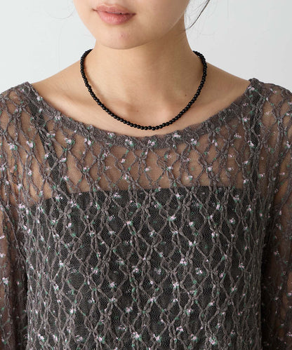 forksy 必入碎花/波點Sheer Lace Top - Image 74