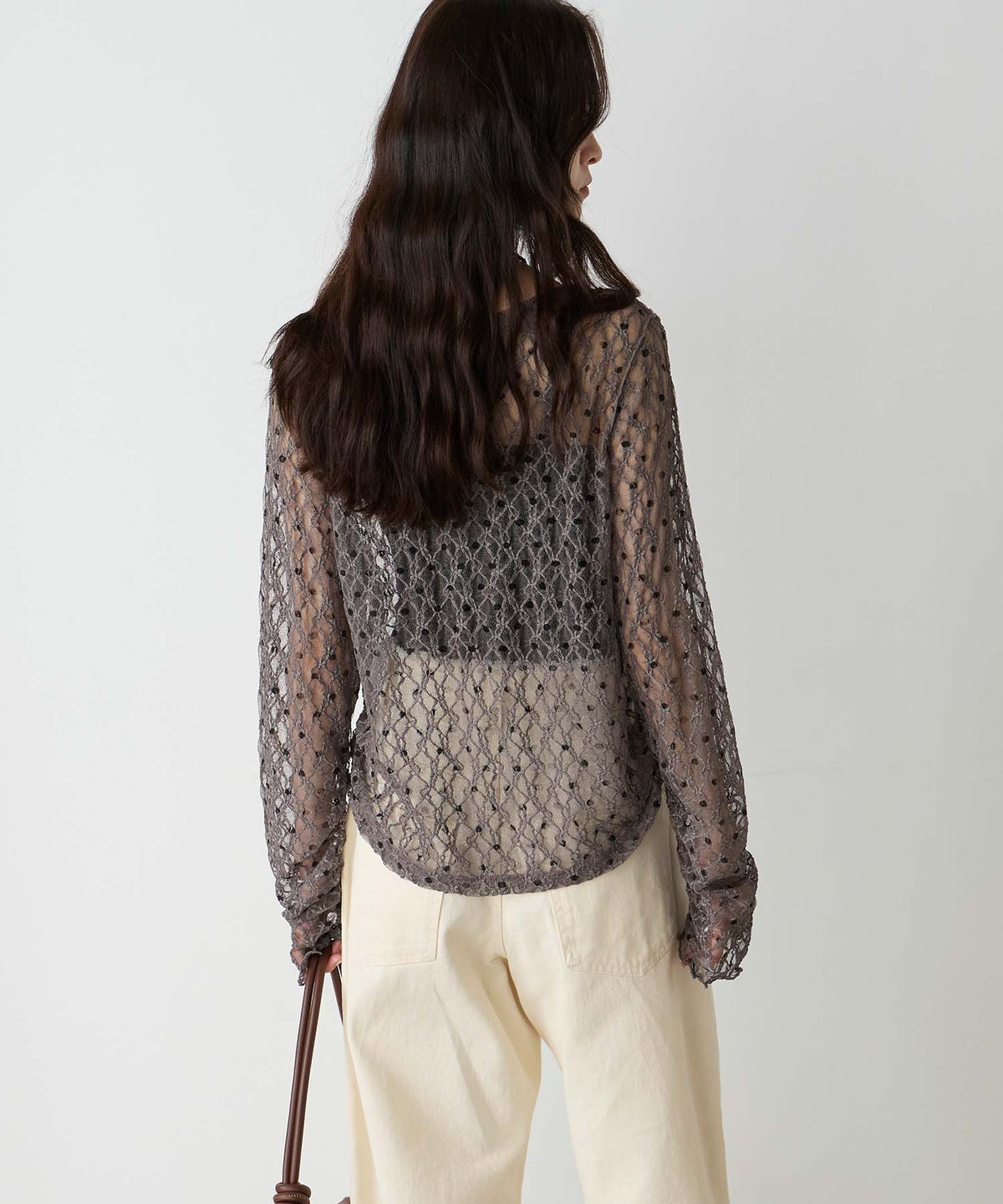 forksy 必入碎花/波點Sheer Lace Top - Image 47