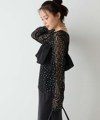 forksy 必入碎花/波點Sheer Lace Top - Image 57