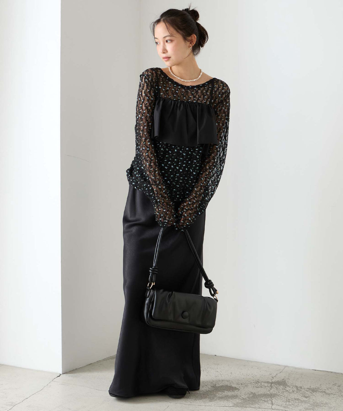 forksy 必入碎花/波點Sheer Lace Top - Image 61