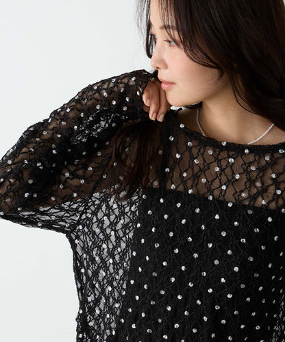 forksy 必入碎花/波點Sheer Lace Top - Image 30