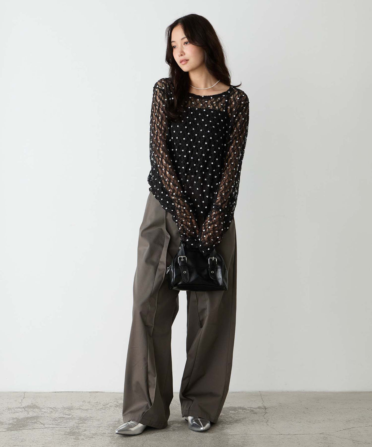 forksy 必入碎花/波點Sheer Lace Top - Image 31