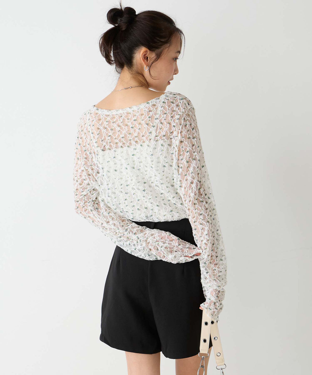 forksy 必入碎花/波點Sheer Lace Top - Image 38