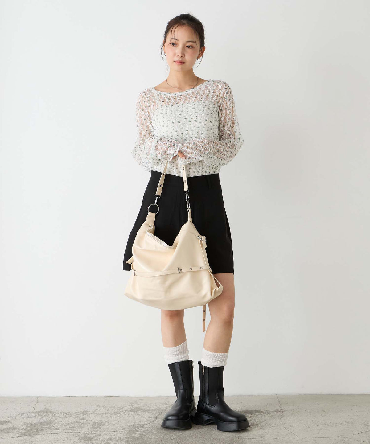 forksy 必入碎花/波點Sheer Lace Top - Image 39