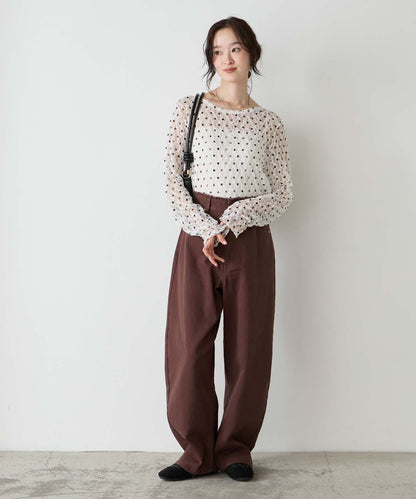 forksy 必入碎花/波點Sheer Lace Top - Image 17