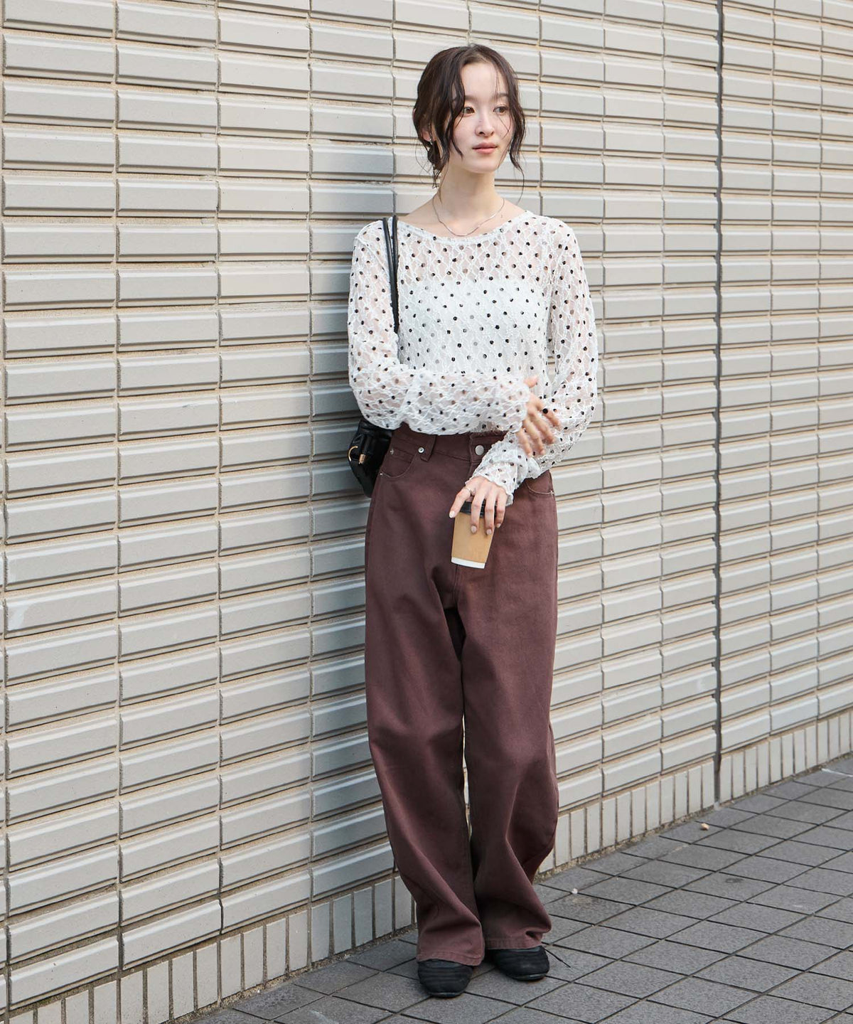 forksy 必入碎花/波點Sheer Lace Top - Image 23