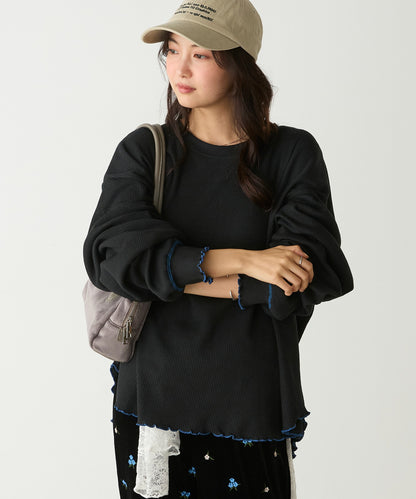 forksy. Oversized Waffle Tee - Image 2