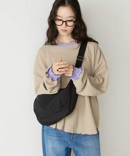 forksy. Oversized Waffle Tee - Image 7