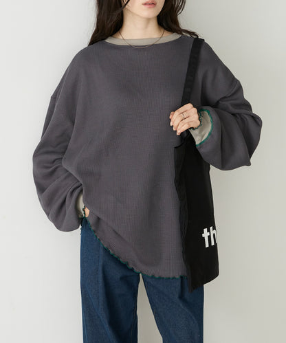 forksy. Oversized Waffle Tee - Image 58