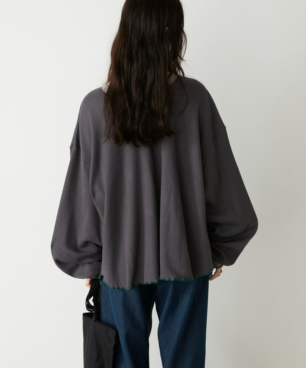 forksy. Oversized Waffle Tee - Image 66