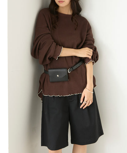 forksy. Oversized Waffle Tee - Image 69